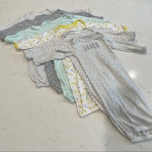 Simple Joys by Carters nightgowns - 0-3mo (set of 6)